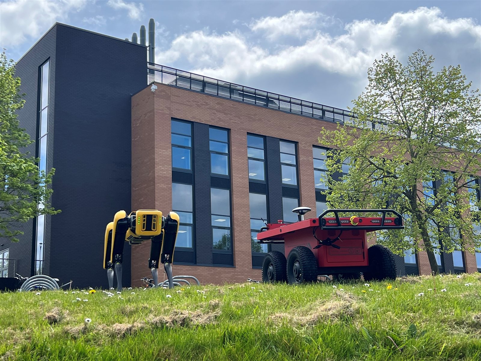 Autonomous ground robots on campus